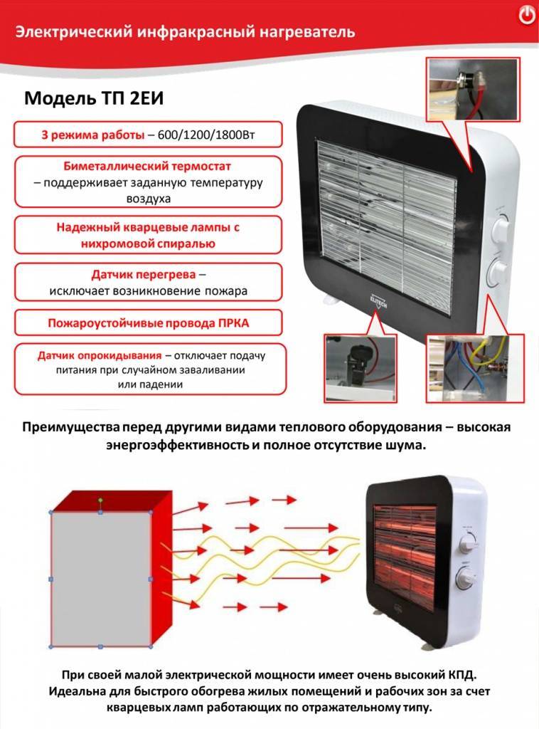 Как выбрать лучший инфракрасный обогреватель для дачи, отзывы